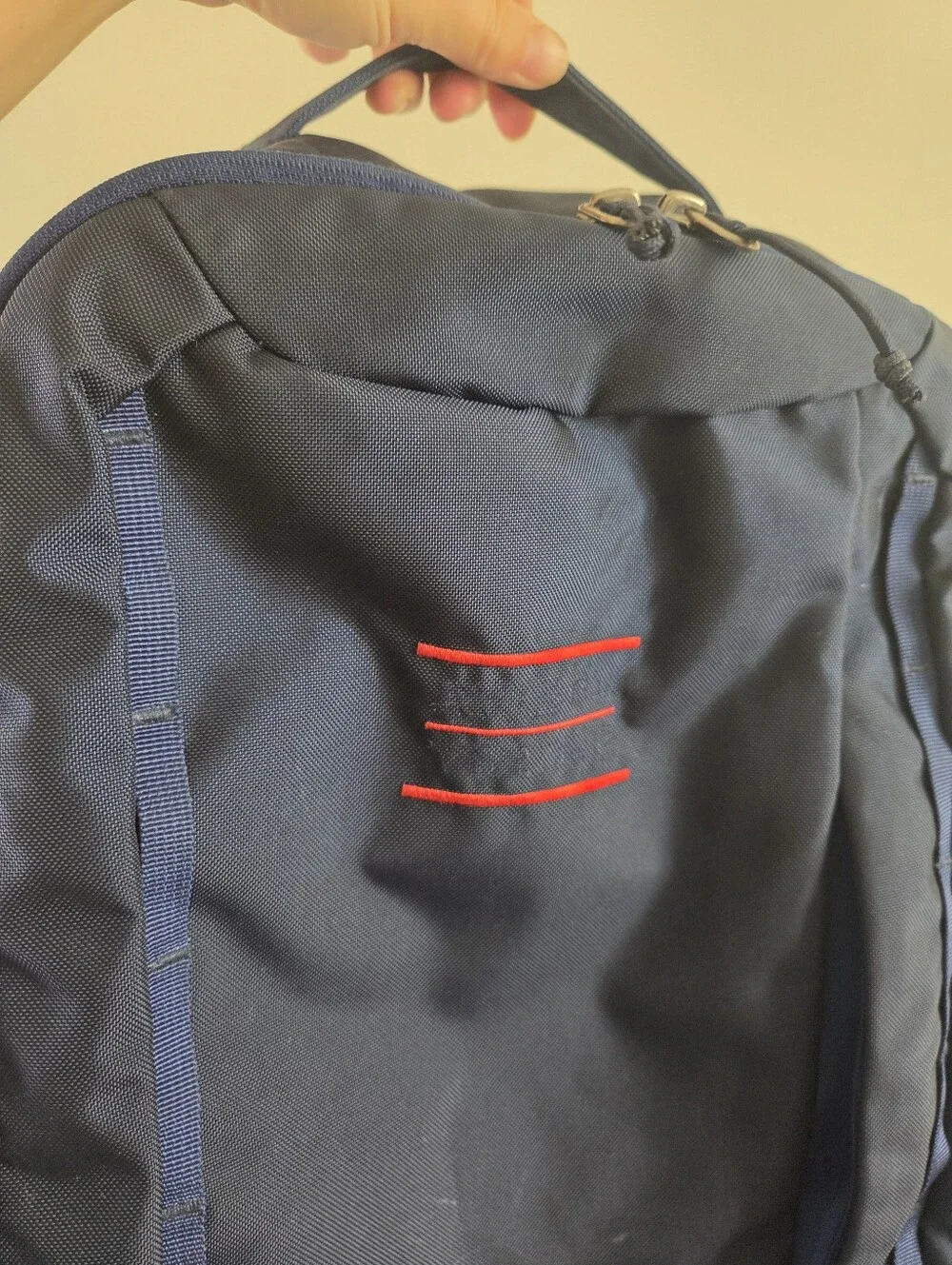 Patagonia Tres 25L 3-Way Convertible Backpack Briefcase Shoulder Bag Navy Blue